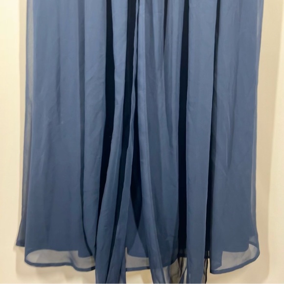 Birdy Gray | Navy Blue Bridesmaid Dress Convertible Size Medium - Picture 8 of 15